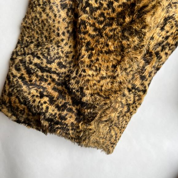 Cynthia Steffe Animal Print Lined Collared Zip Jacket Women's 12 USA - Picture 5 of 9